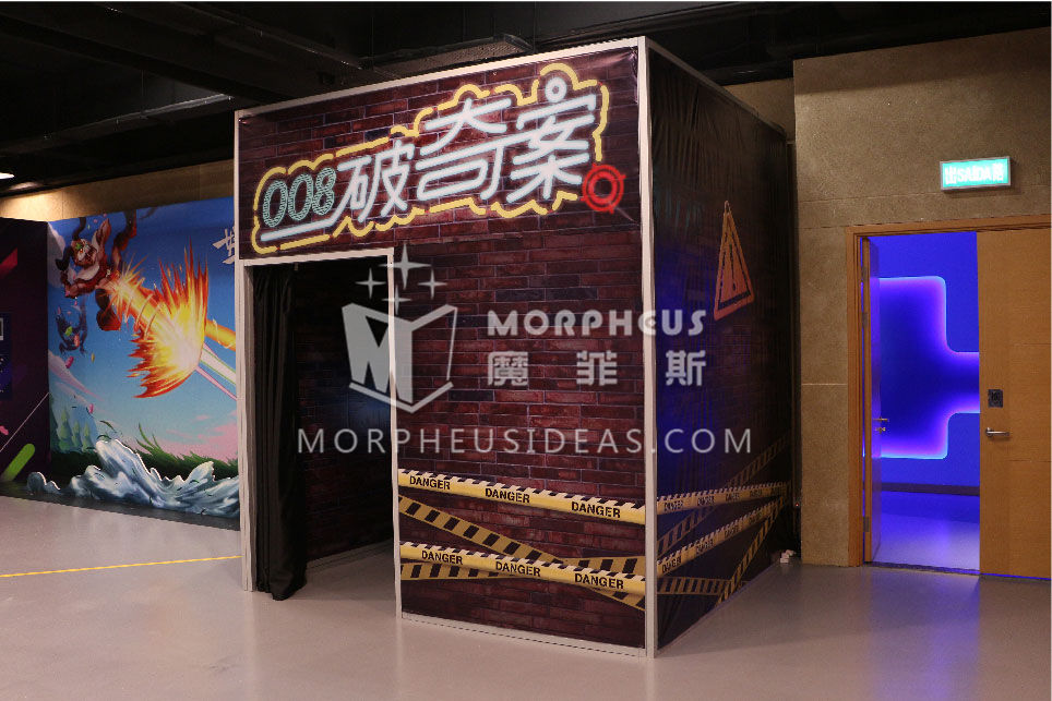 专门为008破奇案定制的案发现场，独立封闭的空间,真实模拟的游戏场景