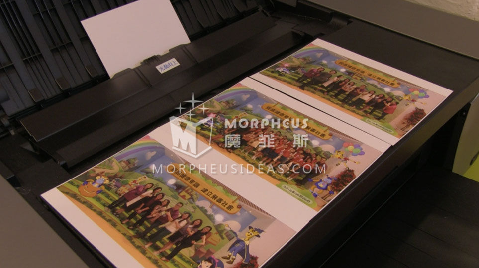 現場批量打印彩色高清團體合照