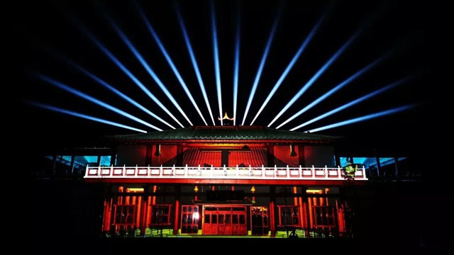 曾鞏文化園光影秀詮釋南豐獨有魅力文化