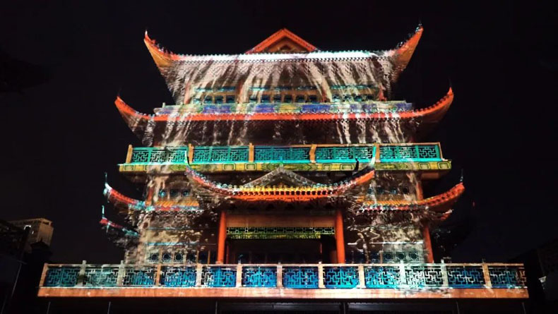 三皇宮3D mapping投影秀